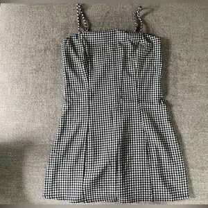 Black and White Gingham dress